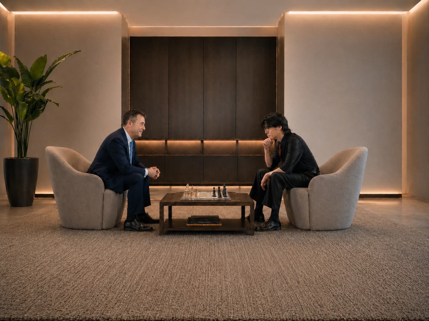 L'équipe Cognicism — partners en discussion stratégique